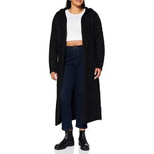 Urban classics Ladies - Hooded Feather Cardigan Noir
