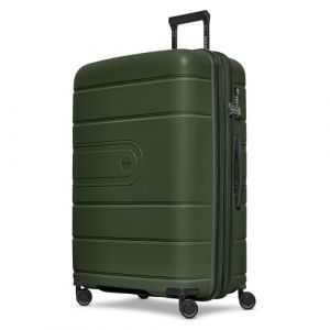 REDOLZ Essentials 11 + BC, olive, Koffer L+ (76 cm) erweiterbar, Valise rigide avec roulettes pivotantes (Bagage24 FR, neuf)
