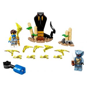 Lego NINJAGO 71732 Jay contre Serpentine Jeu de bataille épique incluant 2 miniatures de ninja guerrier