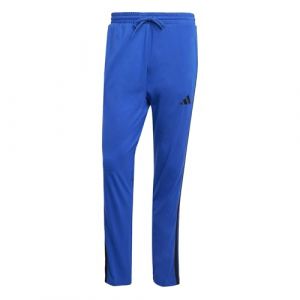 adidas Homme Essential Three Stripes Single Jersey Pant, Team Royal Blue/Black, XXL