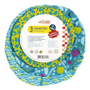 Ah! Table! Kit de 3 recouvres-bol petits modèles Promenade au verger