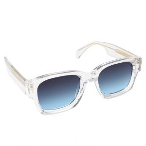 Avizar Lunettes De Soleil Épurées Verres Dégradé Uv400 Bleu