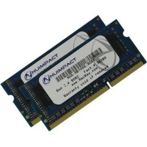 Image de NUIMPACT NUA-MB1066/8GKT - Barrettes m&eacute;moire 2 x 4 Go DDR3 1066 MHz SODIMM