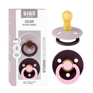 Bibs Studio Duo Fusion Sucettes Lilac/Plum Taille 2 | 6-18 mois