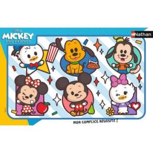 Image de Nathan Puzzle 15 pi&egrave;ces : Des amis pour la vie - Disney Mickey
