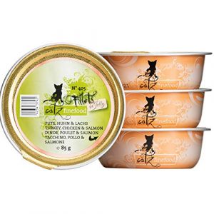 Catz Finefood Fillets Numéro 405 ? Dinde, Poulet & Saumon en Jelly, Pack DE 12 (12 x 85 g)