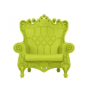 Slide Fauteuil enfant en plastique design moderne Little Queen Of Love Couleur: Vert foncé