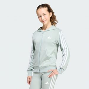 Adidas Sweatshirt &agrave; capuche full zip fille Essentials