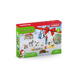 Schleich Calendrier de l'avent Farm World 2023 - 98983 - Gamme Farm World