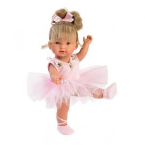Poup&eacute;e Ballerine - LLORENS - Llorens Lu Doll Ballerina - 28 cm - Blanc - Pour enfants &agrave; partir de 3 ans
