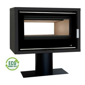 Termofoc Insert poêle à bois Ecodesign PORTIMAO-SL-895-S-DF-BASE Double face - 8KW + Ventilation