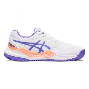 Image de Asics CHAUSSURES Gel-resolution 9 Gs Clay White Purple Junior 1044a068-101
