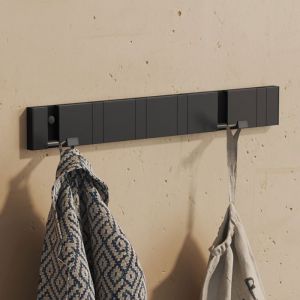 Doporro Pat&egrave;re Murale en Aluminium Crochets Escamotables pour Suspendre Manteaux Sacs Chapeaux Porte Manteaux Antid&eacute;rapant Accroche Serviette