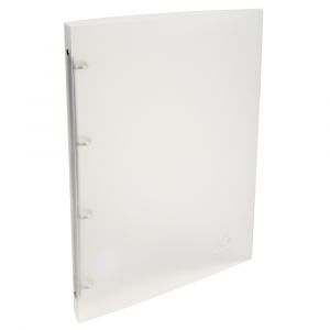 Exacompta 51175E - Classeur CHROMALINE, 4 anneaux 15mm, polypro, coloris rouge