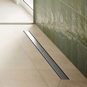 Hansgrohe RainDrain Compact Pack complet de caniveau de douche pour installation de plain pied, 56168800,