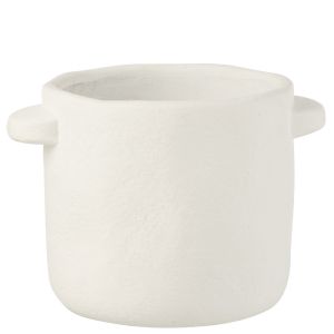 Image de Jolipa Cache pot en ciment Blanc