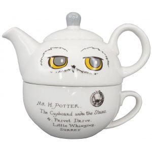 Théière de Harry Potter - Hedwige - Tea for One - pour Unisexe - blanc/jaune/noir