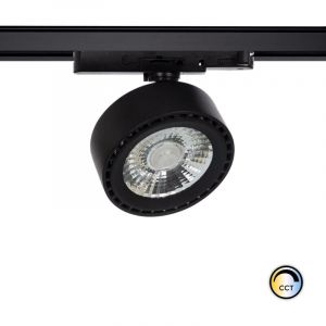 Spot Led New Onuba 30w Noir Cri90 No Flicker Ugr16 Pour Rail Triphasé (3 Allumages) Sélectionnable (Chaud-Neutre)