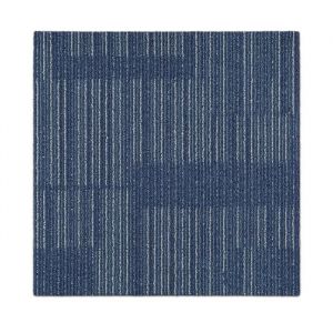 Karat - Dalles de moquette Antistatiques et absorbant les sons Linz Bleu 50 x 50 cm