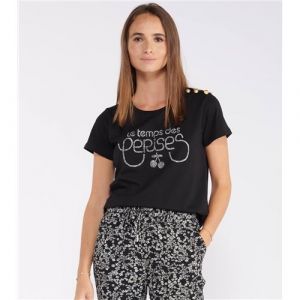 Le Temps des Cerises T-Shirt À Manches Courtes Femme Aneka