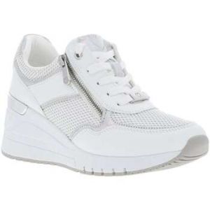 Marco Tozzi Femme Damen, Sneaker, Feel ME Fu&szlig;bett,Wechselfu&szlig;bett, weiches Innenfutter, 2-23743-42 Basket, White Comb, 40 EU