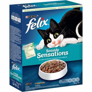 Felix 1kg Ocean Sensations poisson - Croquettes pour Chat