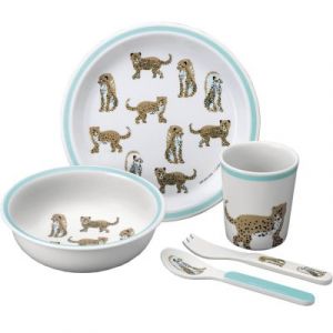 Petit Jour Lucas du Tertre - Set vaisselle Jaguar - Set de 5 - Jaune Jaune