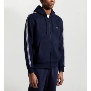 Image de Lacoste Hoody zippé bandes signatures coton mélangé