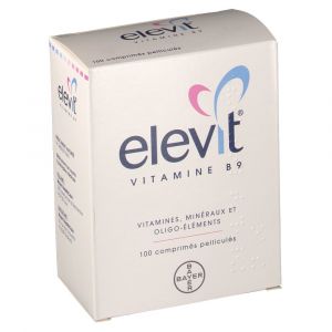 Image de Bayer Elevit - Vitamine B9 (100 comprimés)