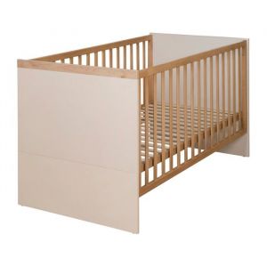 Roba Lit bébé transformable en lit junior en beige / châtaignier