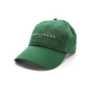 Tommy Hilfiger Casquette Tommy Jeans Linear Logo verte