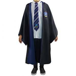 Cinereplicas Harry Potter - Robe de Sorcier - Licence Officielle - Maison Serdaigle - L - Noir et Bleu