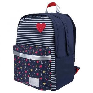 Tann's Sac &agrave; dos L "Emilie" bleu - 12924