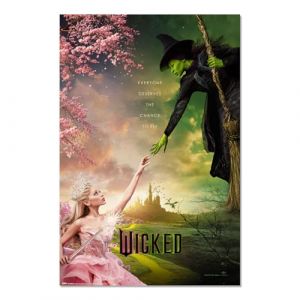 Grupo erik Poster Wicked, Affiche du film - 61x91,5cm - Deco Maison, Decoration Murale, Affiche Décorative