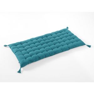 Matelas de sol avec pompons Kala paon - 60x120 cm