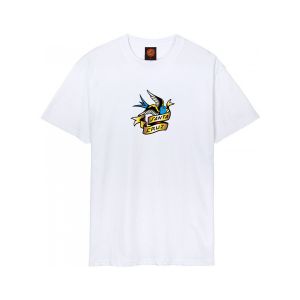 Santa cruz Sommer Sparrow Front T-Shirt blanc