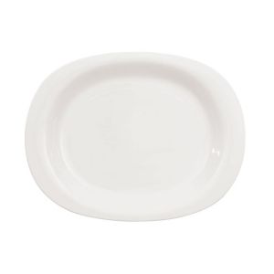 Villeroy & Boch New Cottage Basic Plat de service, 34 cm, Porcelaine Premium, Blanc