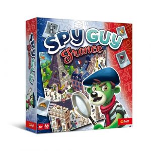 Trefl Spy Guy France &ndash; Jeu Coop&eacute;ratif d&rsquo;enqu&ecirc;te, Jeu de Soci&eacute;t&eacute; en Famille, Grand Plateau de Ville, Monuments et Symboles Fran&ccedil;ais, pour Adultes et Enfants &agrave; partir de 5 Ans.