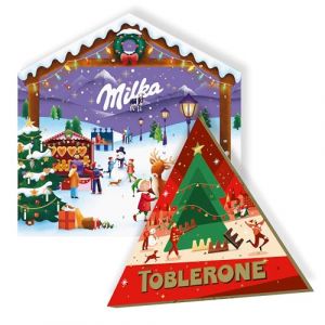 Image de Milka Chocolat Noel - Duo Calendrier de l’Avent : Toblerone 200g et Magic Mix 147g