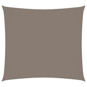 Voile toile d'ombrage parasol tissu oxford rectangulaire 2,5 x 3 m taupe 02_0009553