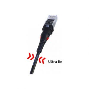 PatchSee Tp-6a-u/16 câble de réseau noir 4,9 m cat6a u/utp (utp)