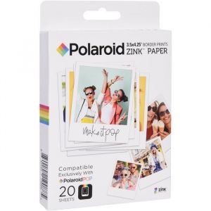 Polaroid Films Zink 3x4 pouces pour POP 20 Feuilles