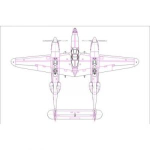 HobbyBoss Maquette avion : P-38L-5-L0 Lightning
