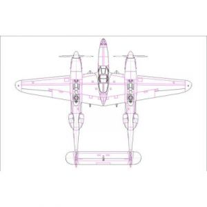 HobbyBoss Maquette avion : P-38L-5-L0 Lightning