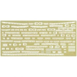 Hasegawa QG49 Hikawa Maru Detail up Etching Parts Basic