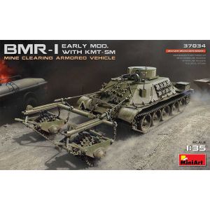 Mini Art Maquette Char Bmr-1 Early Mod. With Kmt-5m