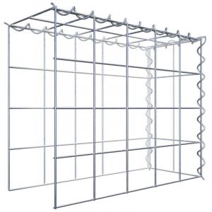 Gabion sur toile type 4 50 cm x 40 cm x 20 cm (L x H x P), maille 10 cm x 10 cm, spirale