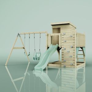 Aire de jeux PolarPlay Björn, Bébé / Vert menthe