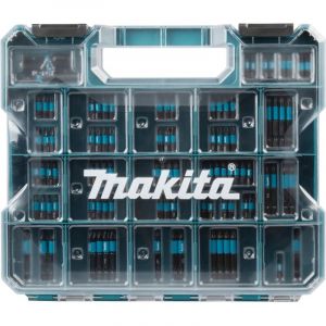 Makita Coffret d'embouts 100 pcs + compartiments de rangement - E-24826
