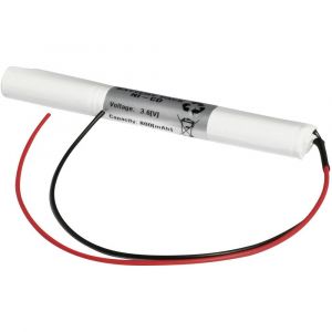 Emmerich Batterie pour éclairage de secours 36AA800S avec câble 3.6 V NiCd 800 mAh